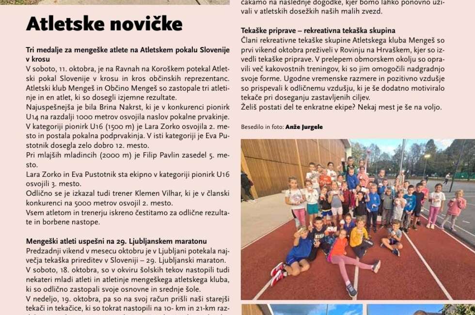 mengšan oktober 2025 AK Mengeš